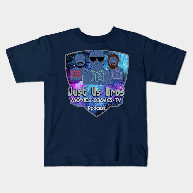 Just Us Bro Full Color Kids T-Shirt by Just Us Bros Podcast